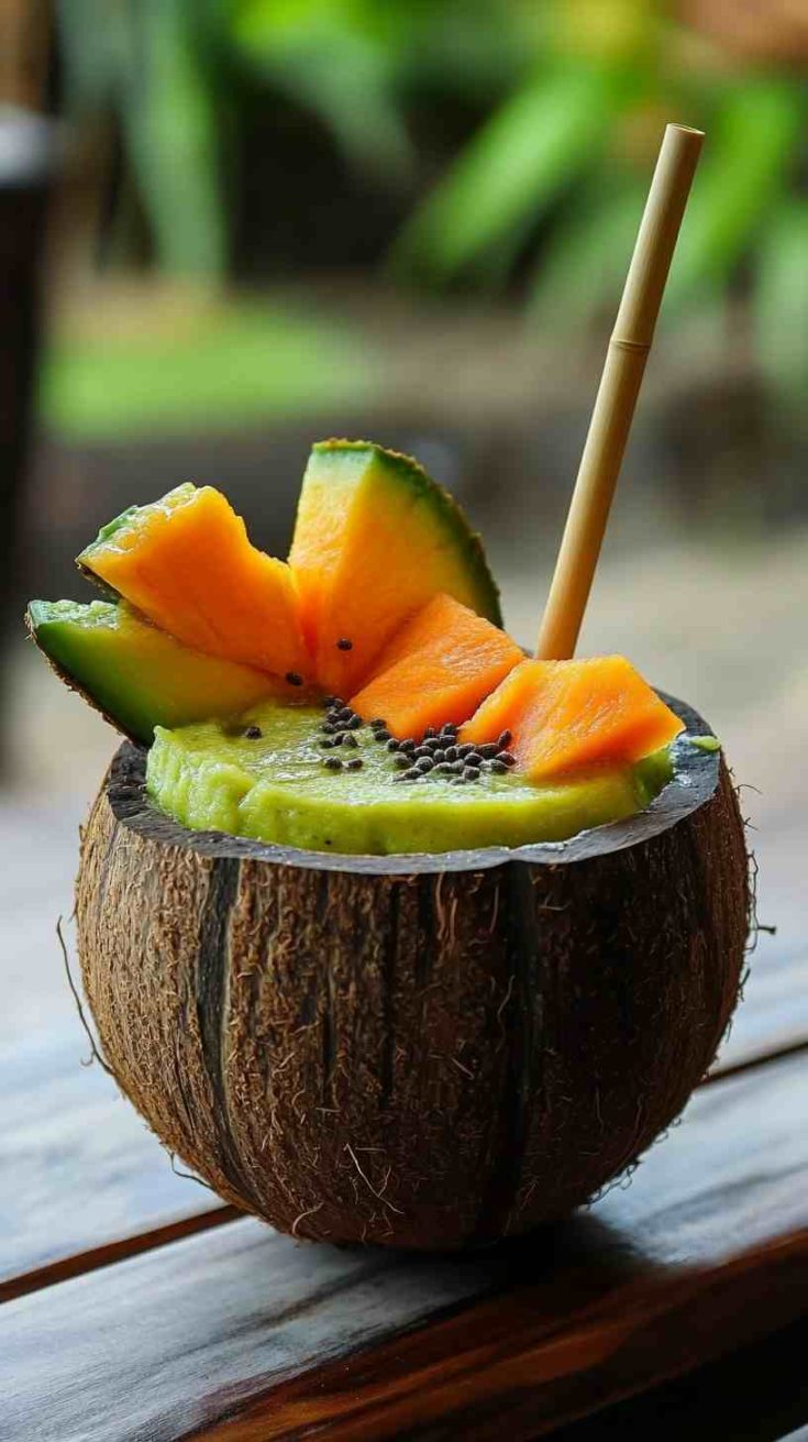 Avocado Coconut Smoothie Avocado Coconut Smoothie