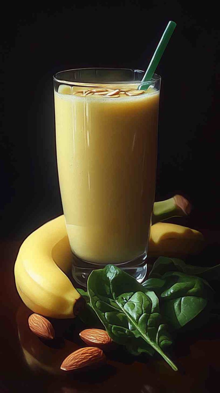 Banana and Almond Smoothie for Strength Banana and Almond Smoothie for Strength