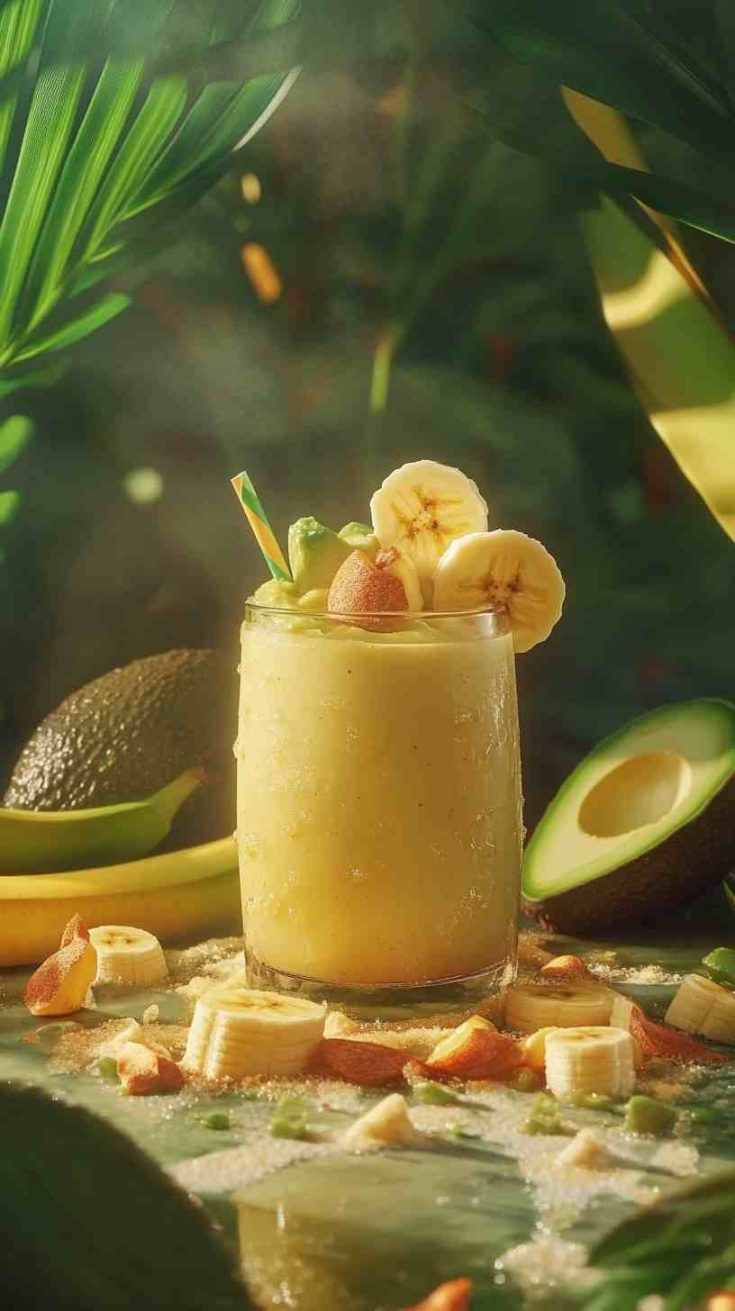 Creamy Avocado Banana Smoothie Creamy Avocado Banana Smoothie