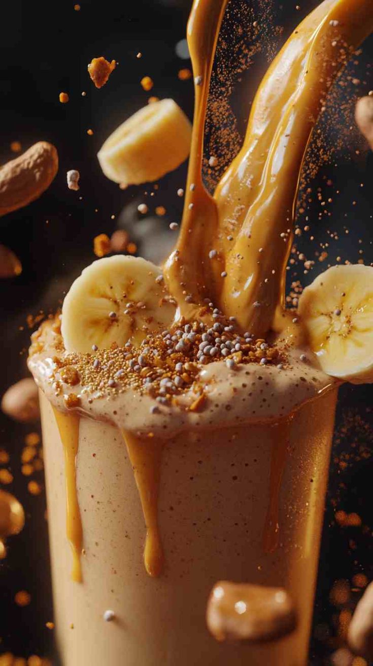 Mass Gainer Peanut Butter Banana Smoothie Mass Gainer Peanut Butter Banana Smoothie