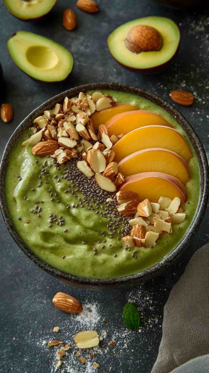 Sweet Avocado Peach Smoothie Sweet Avocado Peach Smoothie
