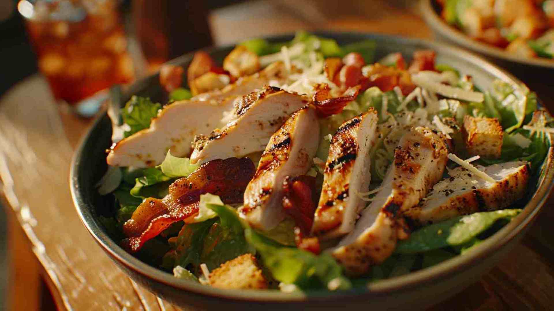 Chicken Caesar Salad with Crispy Bacon (3)