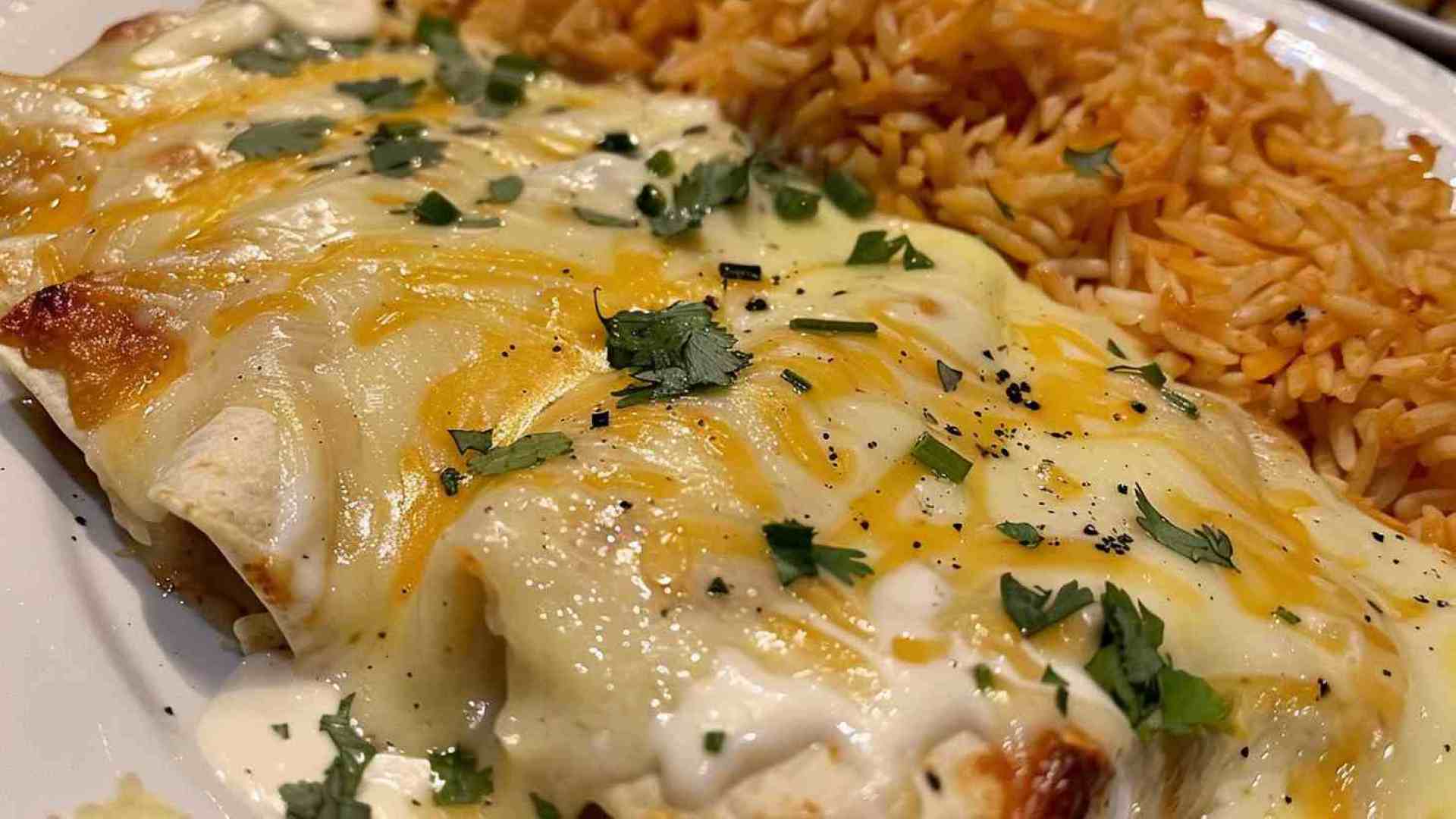 Chicken Enchiladas with Sour Cream Sauce (3)