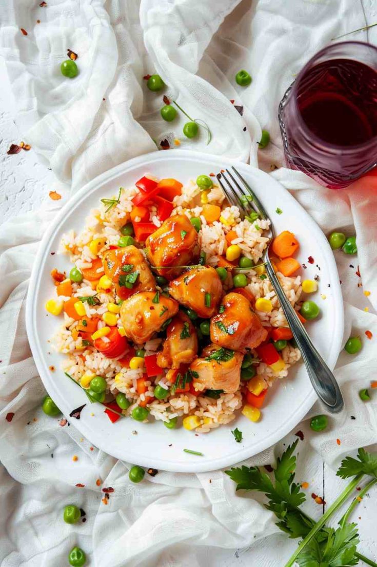 Chicken Fried Rice with Veggies