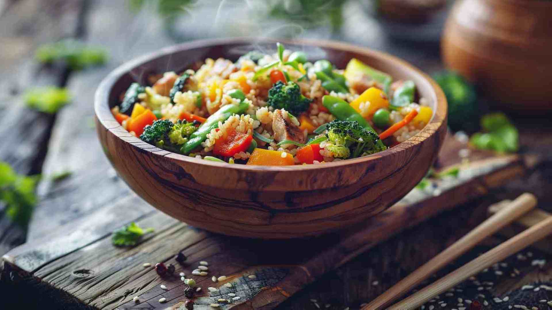 Chicken Fried Rice with Veggies