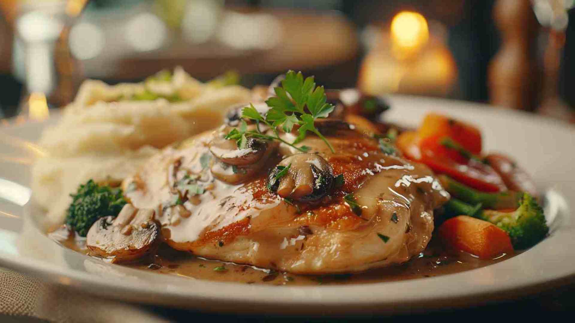 Chicken Marsala with Mushroom Sauce