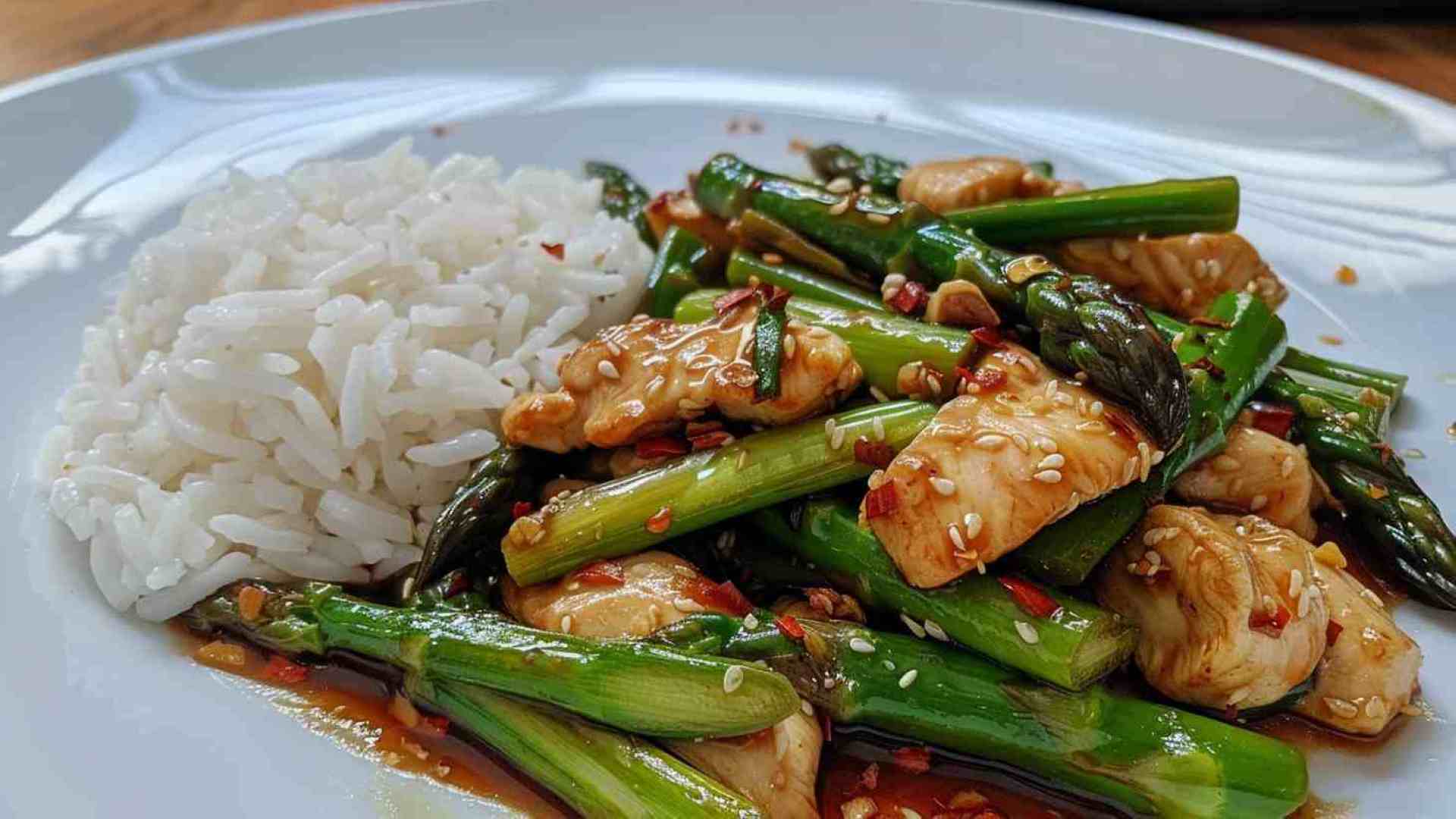 Chicken and Asparagus Stir Fry (3)