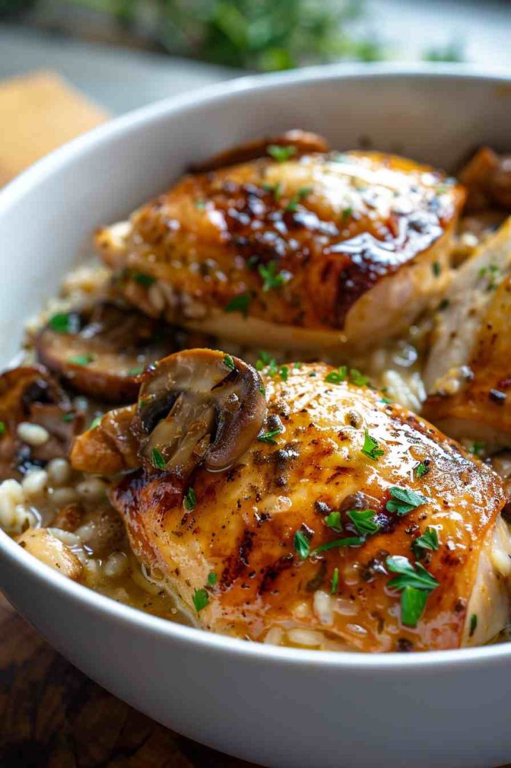 Chicken and Mushroom Risotto