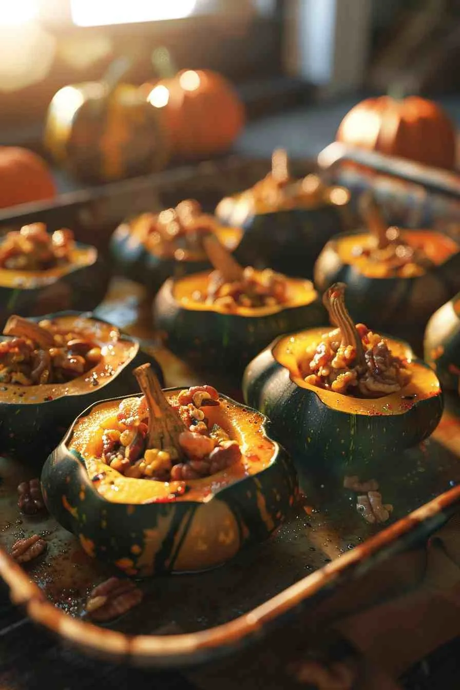 Cranberry Walnut Stuffed Acorn Squash Cranberry Walnut Stuffed Acorn Squash