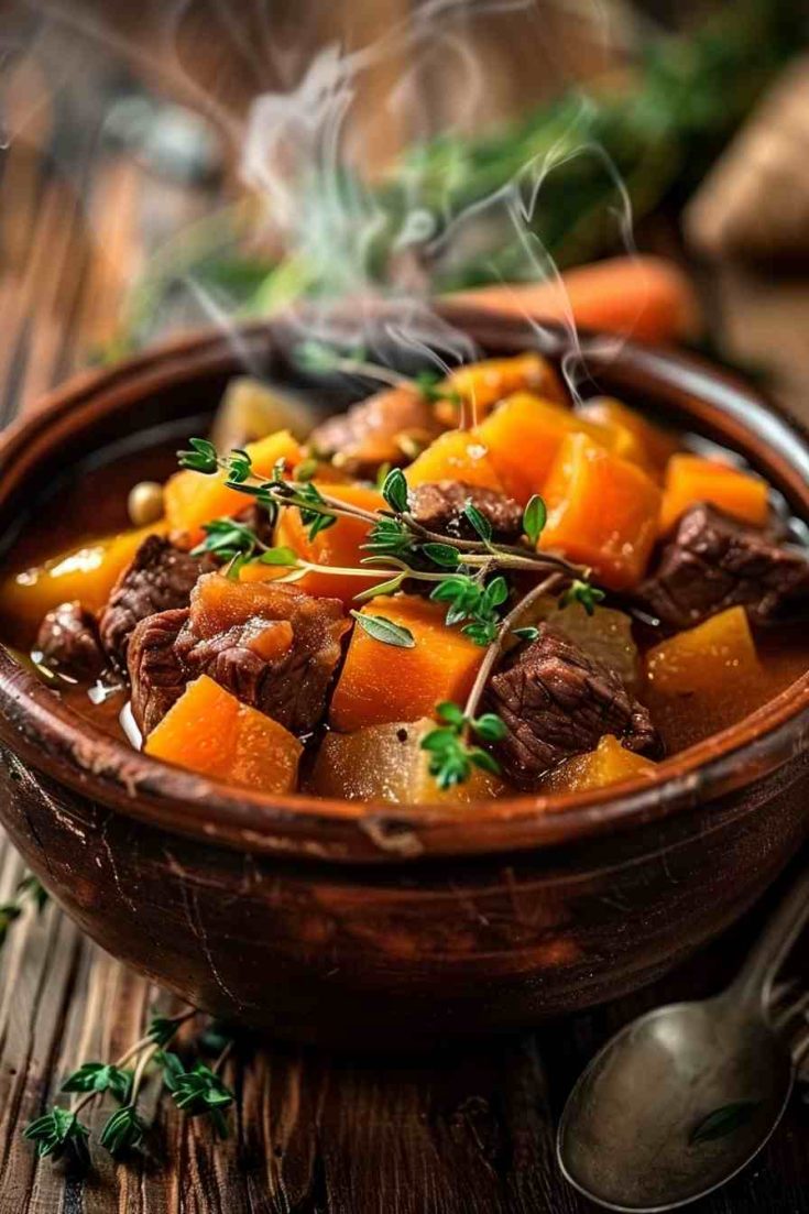 Hearty Beef and Butternut Squash Stew