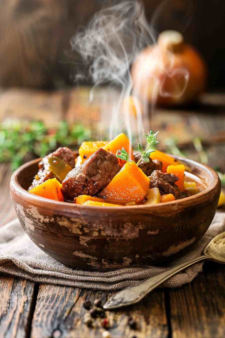 Hearty Beef and Butternut Squash Stew