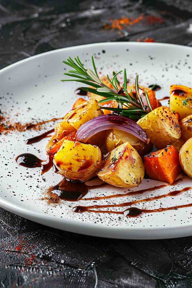 Honey Balsamic Glazed Root Vegetables