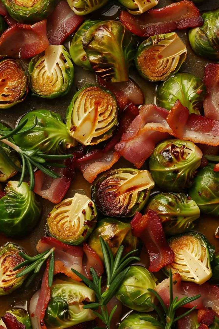 Maple-Glazed Brussels Sprouts and Bacon