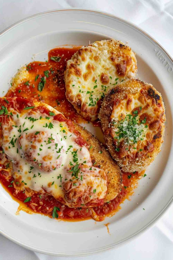 One-Pan Chicken Parmesan with Garlic Bread