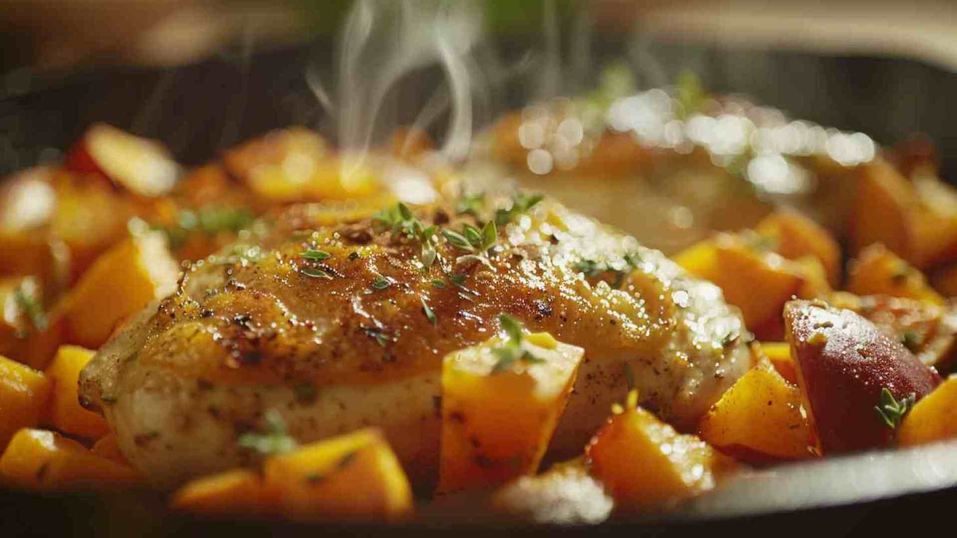 One-Pan Chicken with Sweet Potatoes and Apples (4)