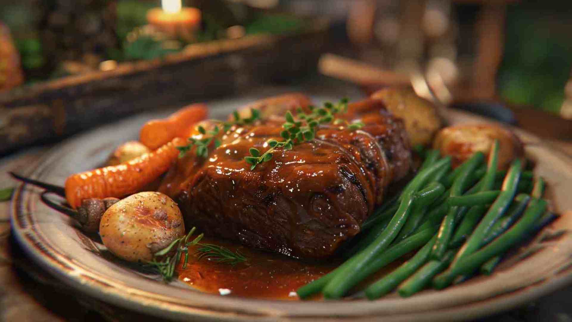 Slow Cooker Pot Roast with Veggies