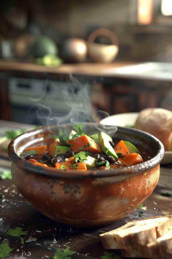 Sweet Potato and Black Bean Chili