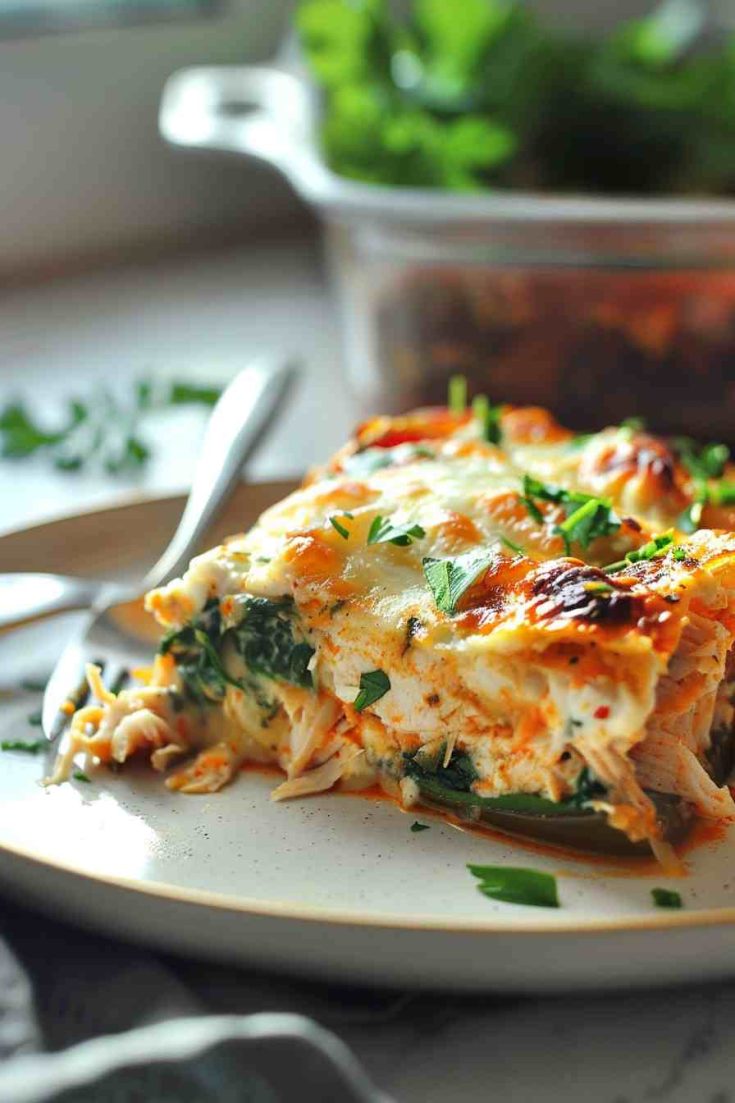 Turkey and Spinach Stuffed Peppers