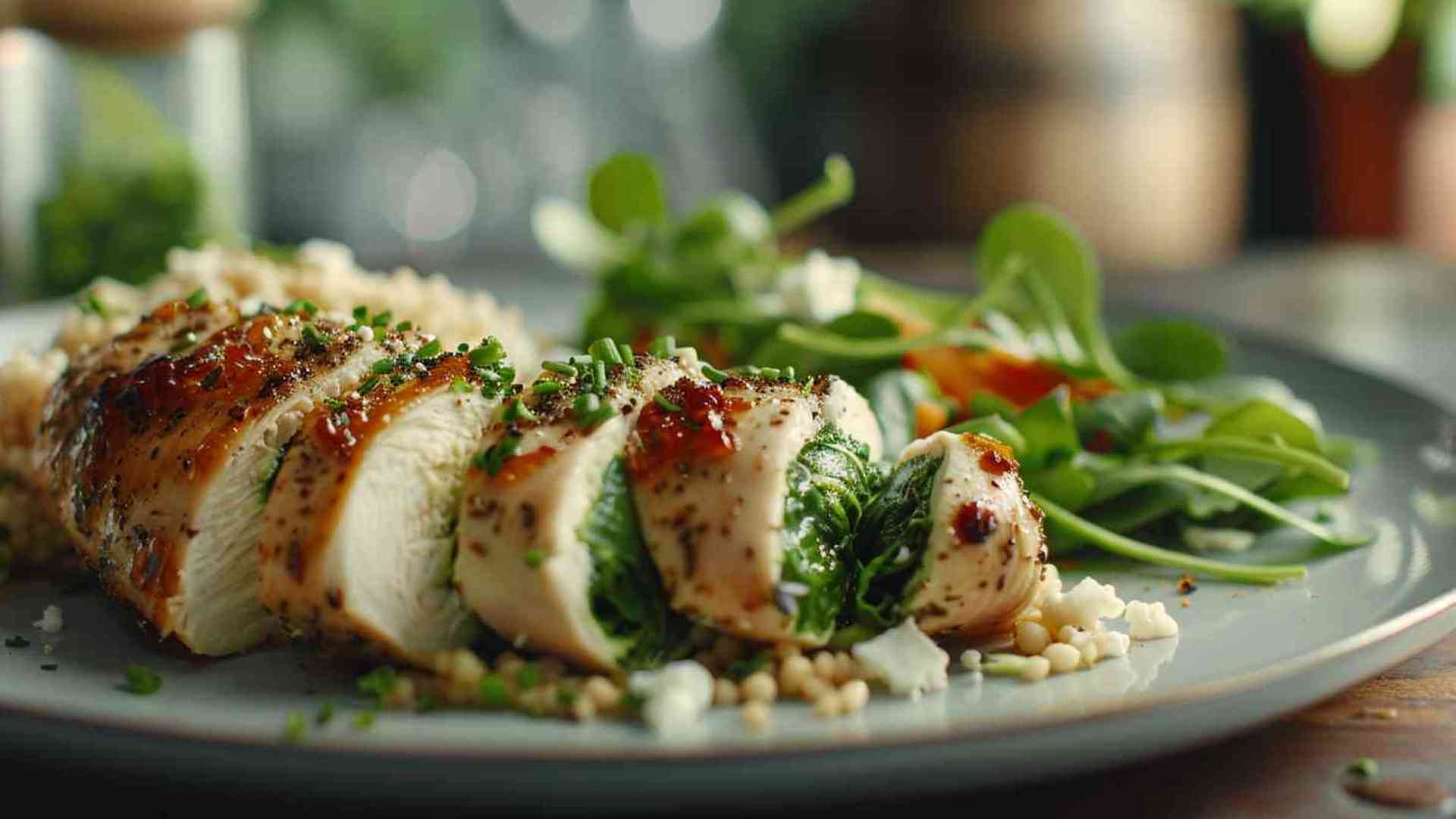 Spinach and Feta Stuffed Chicken