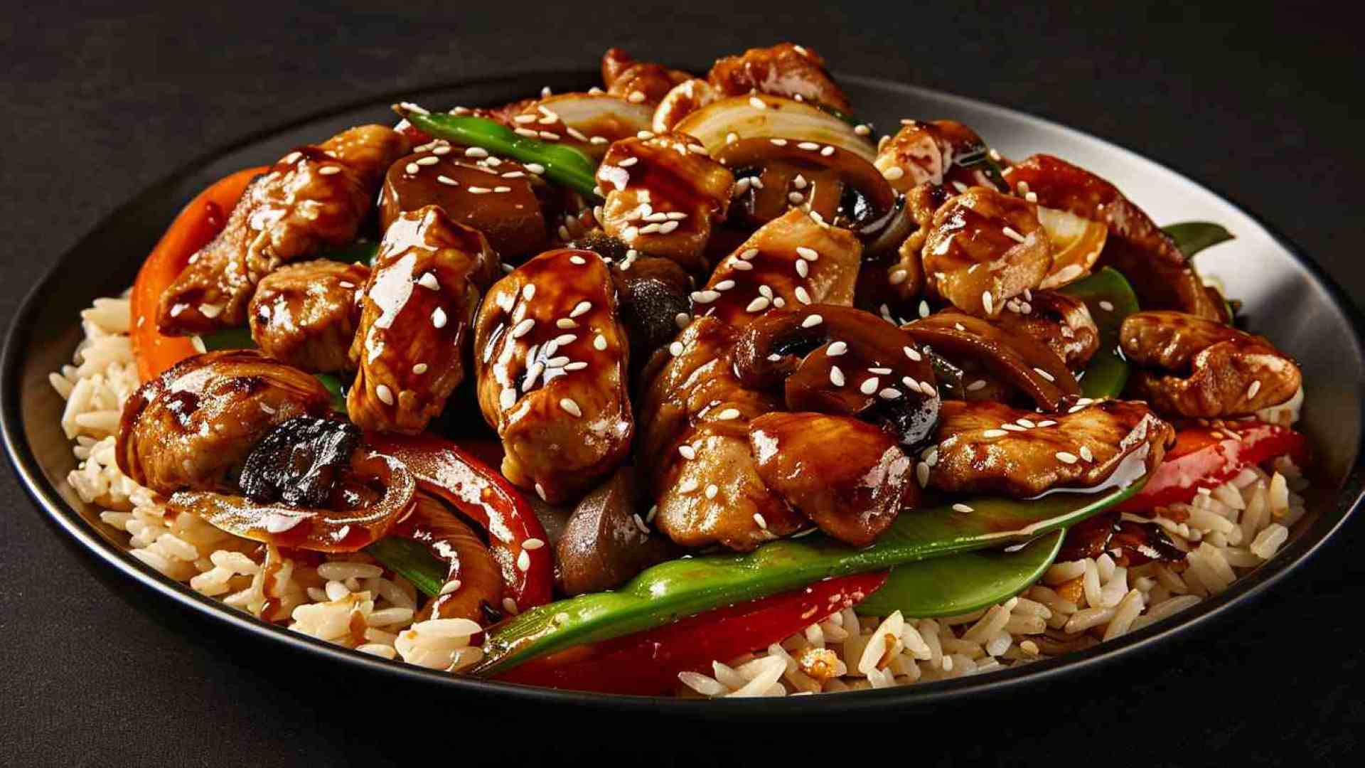 Teriyaki Chicken Stir-Fry with Brown Rice