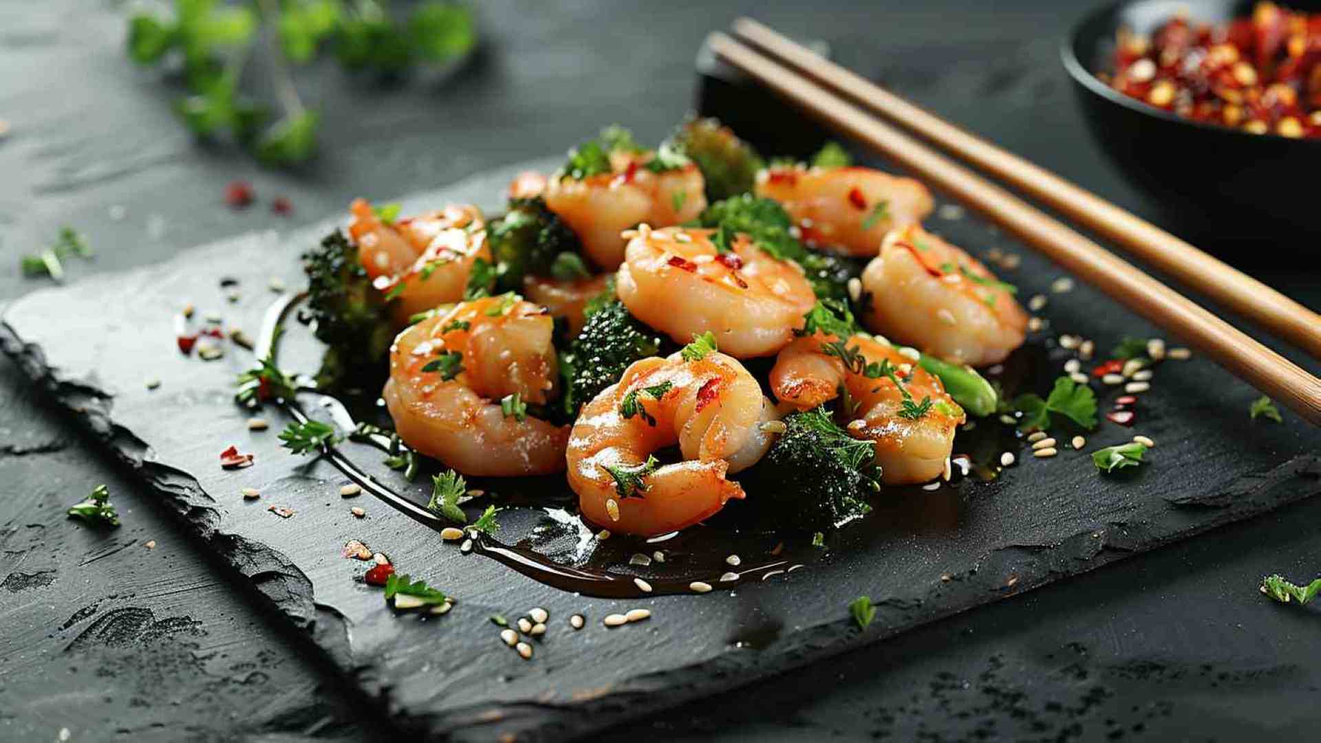 Honey Garlic Shrimp with Broccoli Stir-Fry
