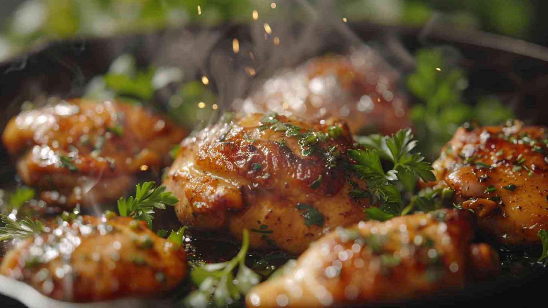 Honey Garlic Chicken Thighs