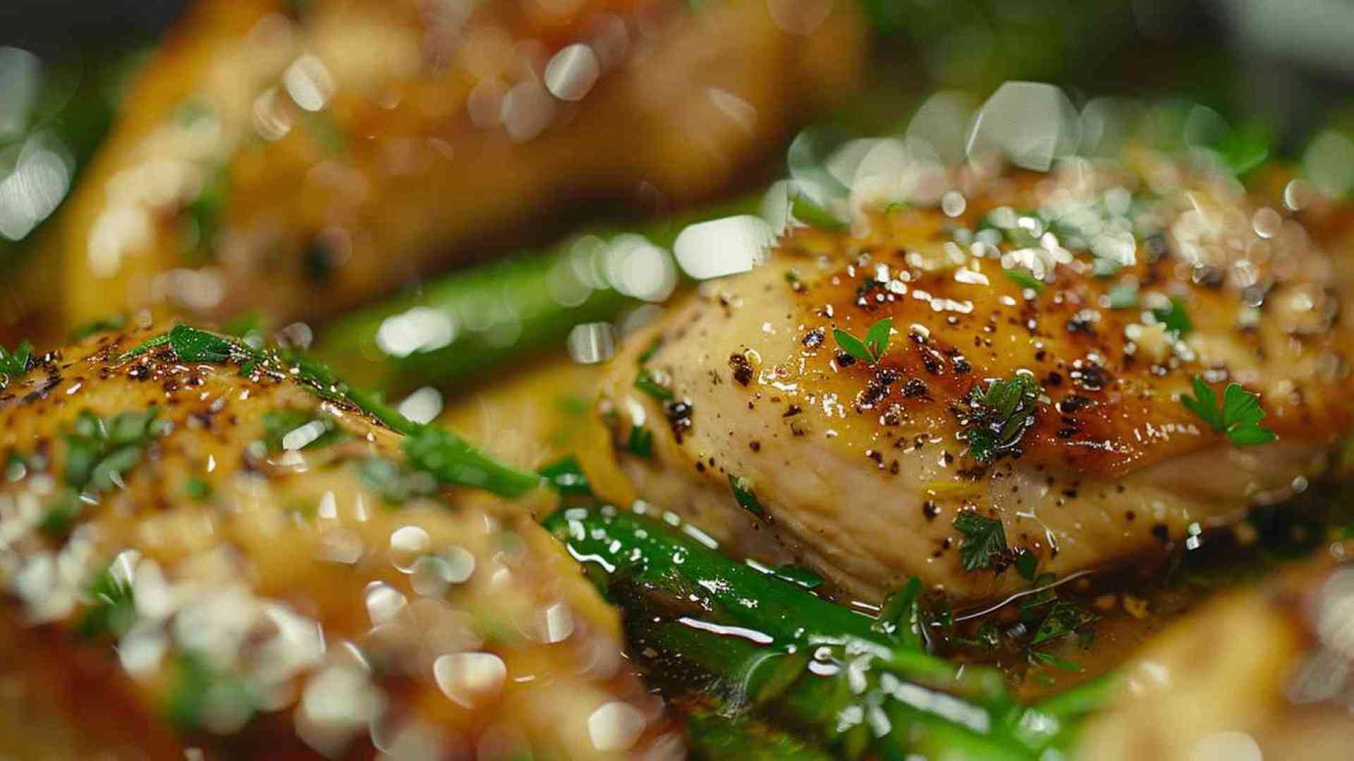 One-Pan Lemon Garlic Chicken and Asparagus