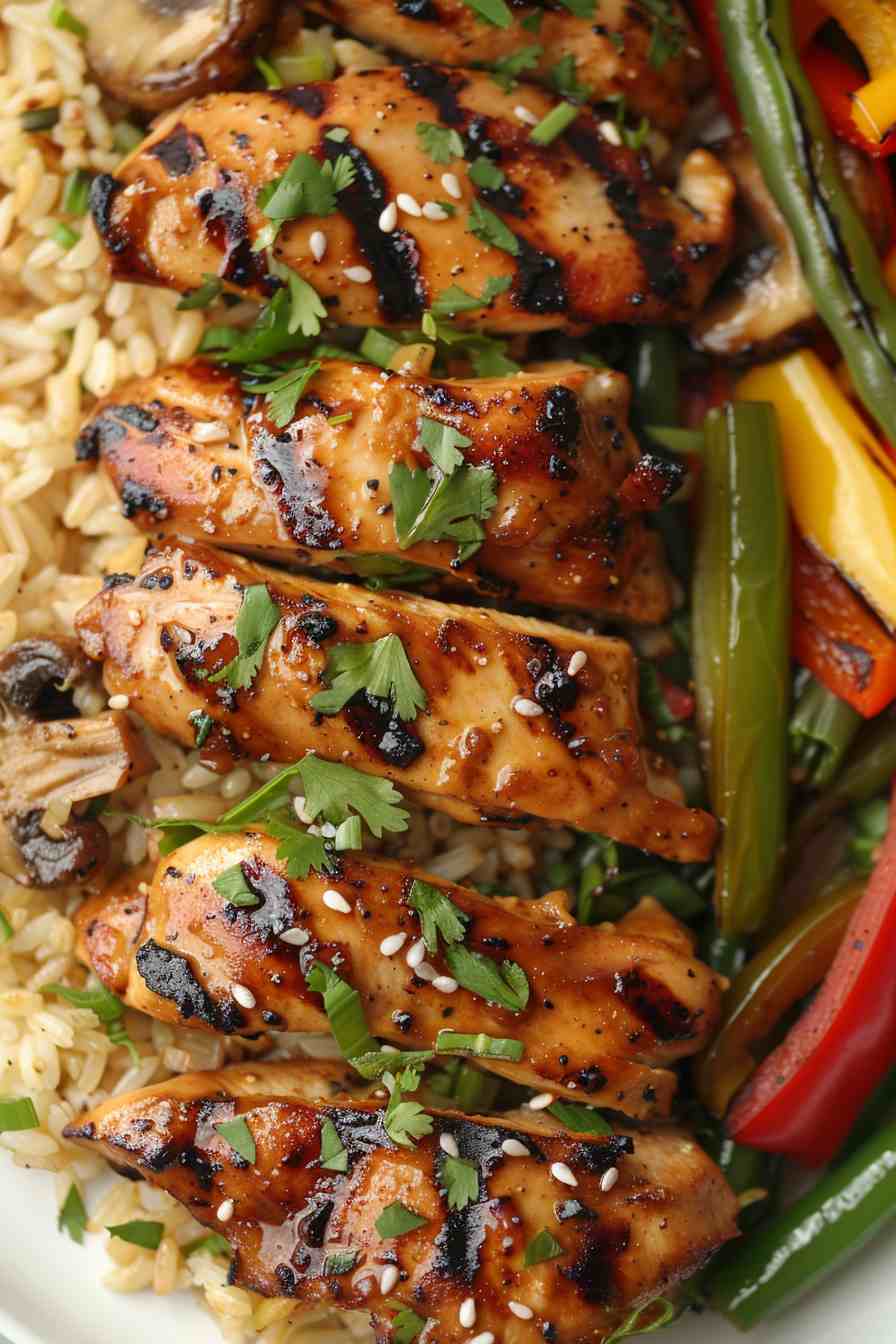 Teriyaki Chicken Stir-Fry with Brown Rice Teriyaki Chicken Stir-Fry with Brown Rice