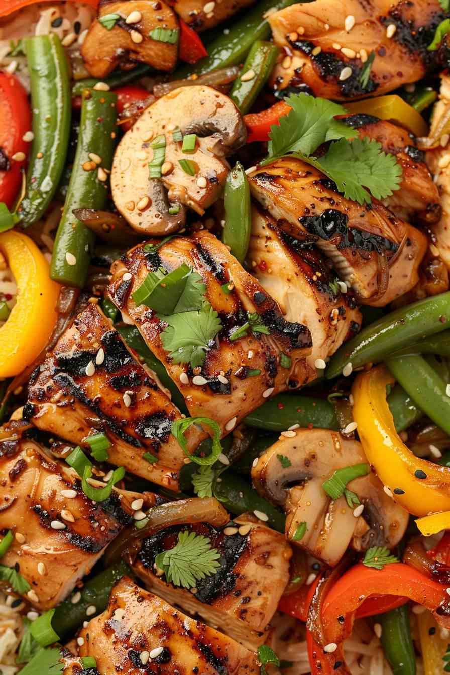 Teriyaki Chicken Stir-Fry with Brown Rice Teriyaki Chicken Stir-Fry with Brown Rice