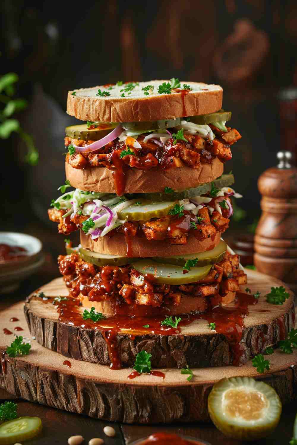 BBQ Jackfruit Sandwiches