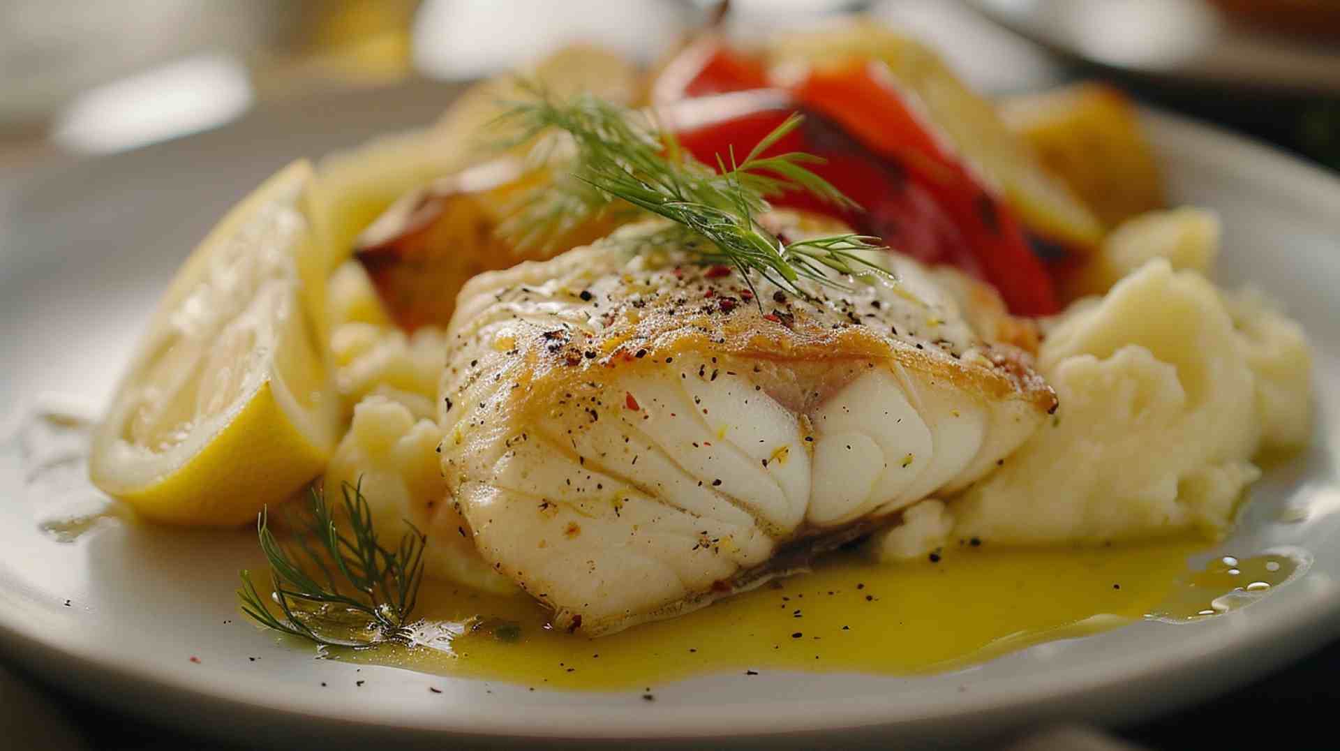 Baked Cod with Lemon and Dill