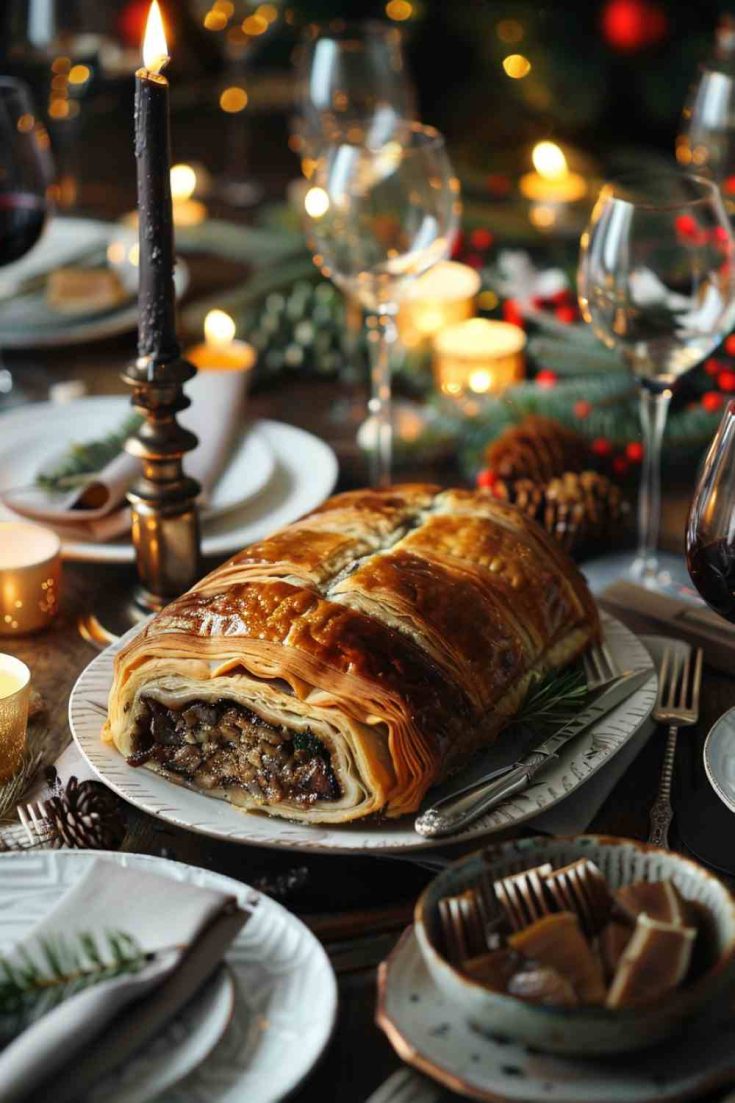 Beef Wellington with Mushroom Duxelle