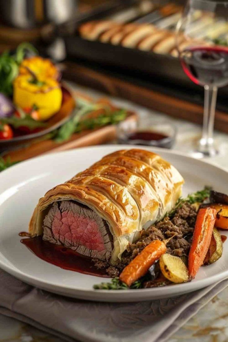 Beef Wellington with Mushroom Duxelle