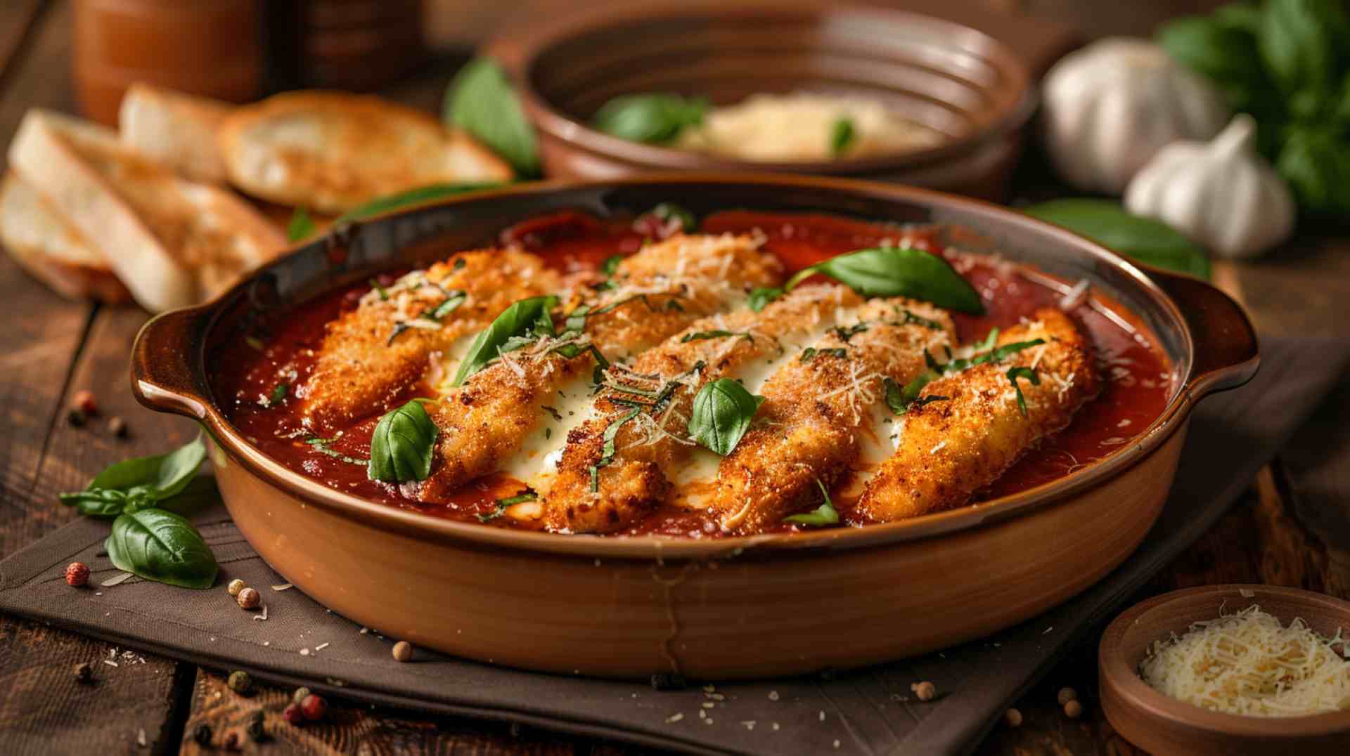 Classic Chicken Parmesan Bake