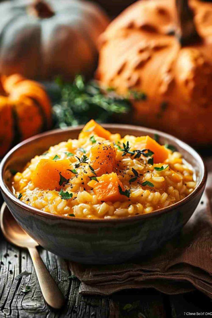 Creamy Pumpkin Risotto