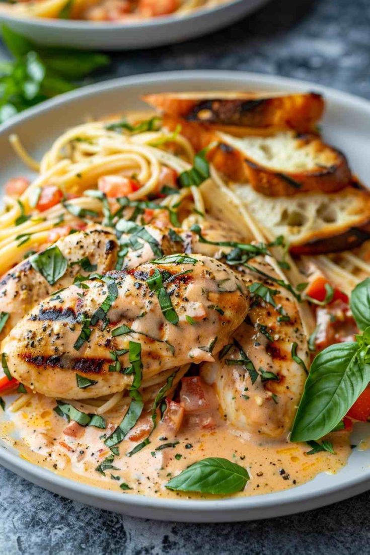 Creamy Tomato Basil Chicken Breast