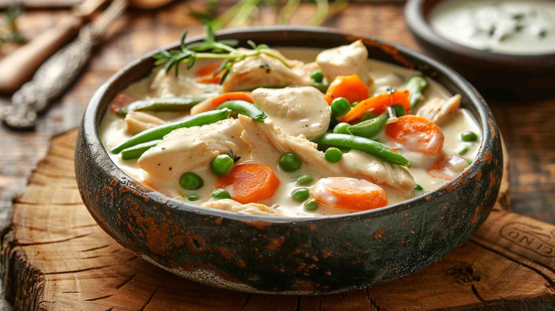 Creamy Vegetable and Chicken Stir-Fry