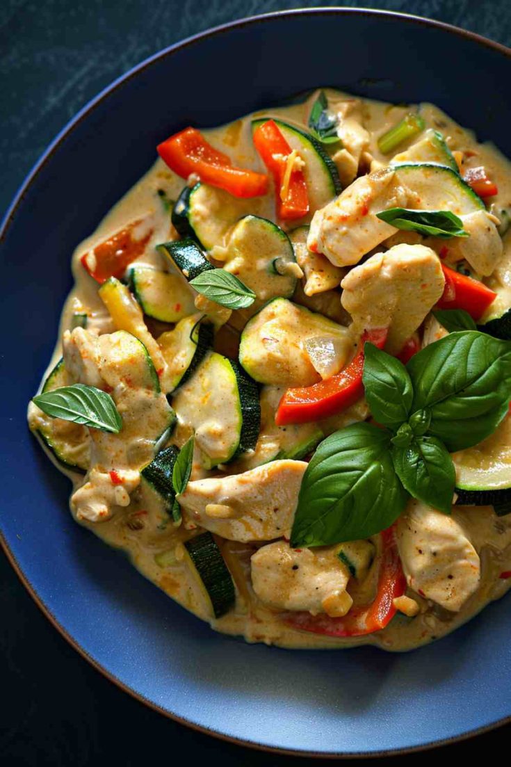 Creamy Vegetable and Chicken Stir-Fry