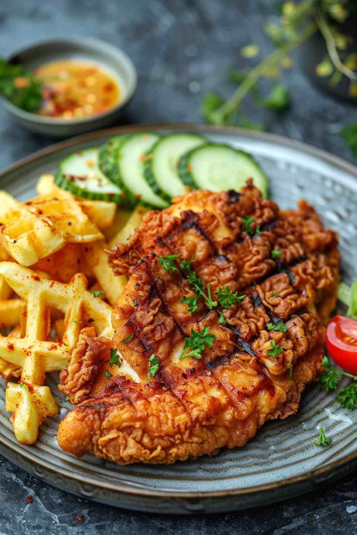 Crispy Buttermilk Fried Chicken Breast