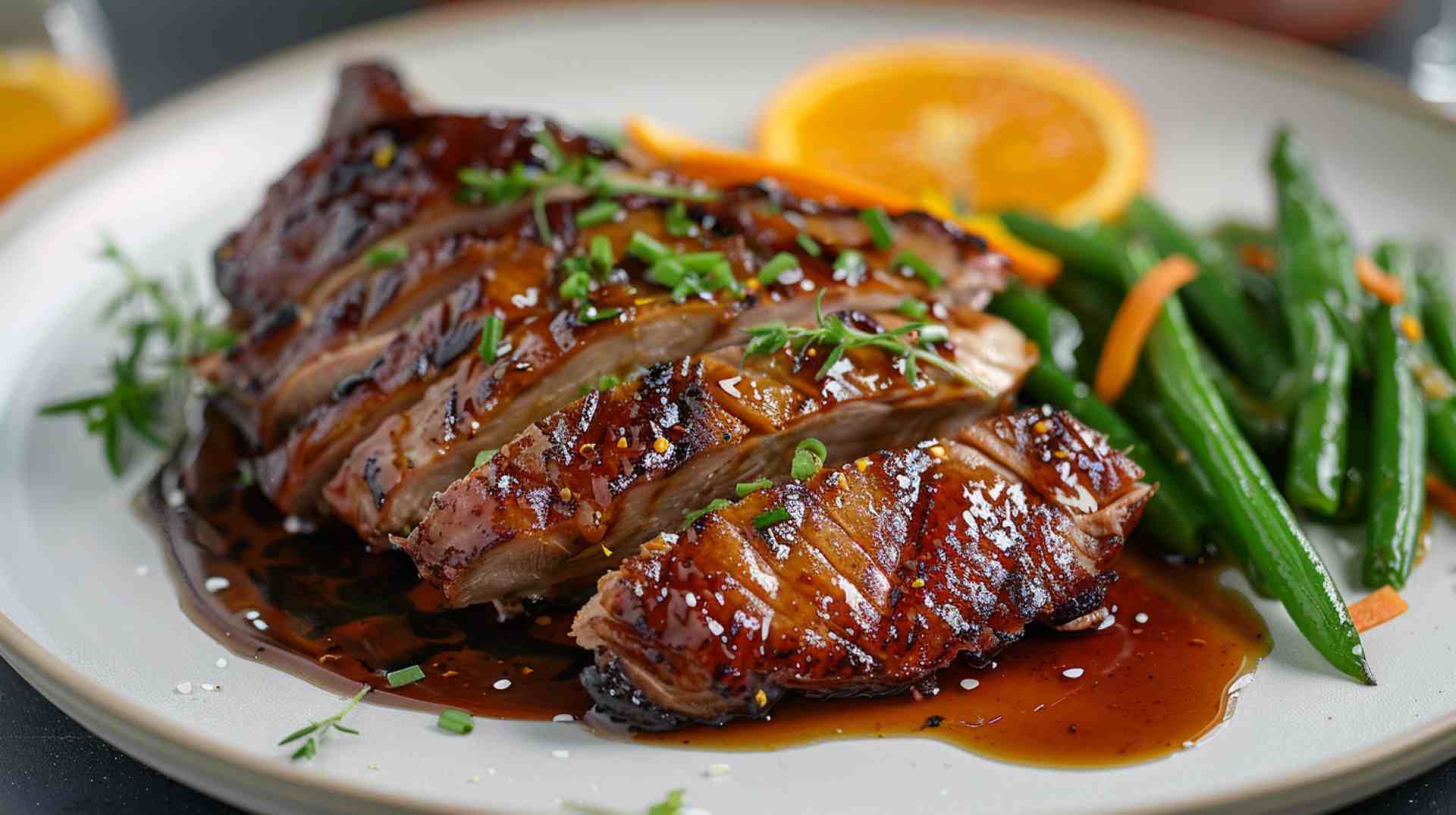 Crispy Duck with Orange Sauce (1)