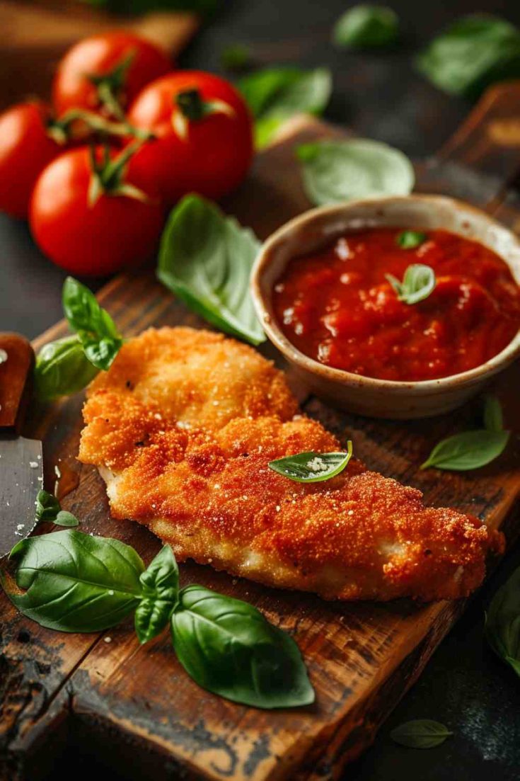 Crispy Parmesan Crusted Chicken