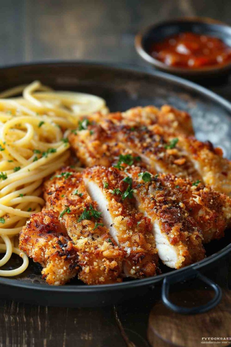 Crispy Parmesan-Crusted Chicken