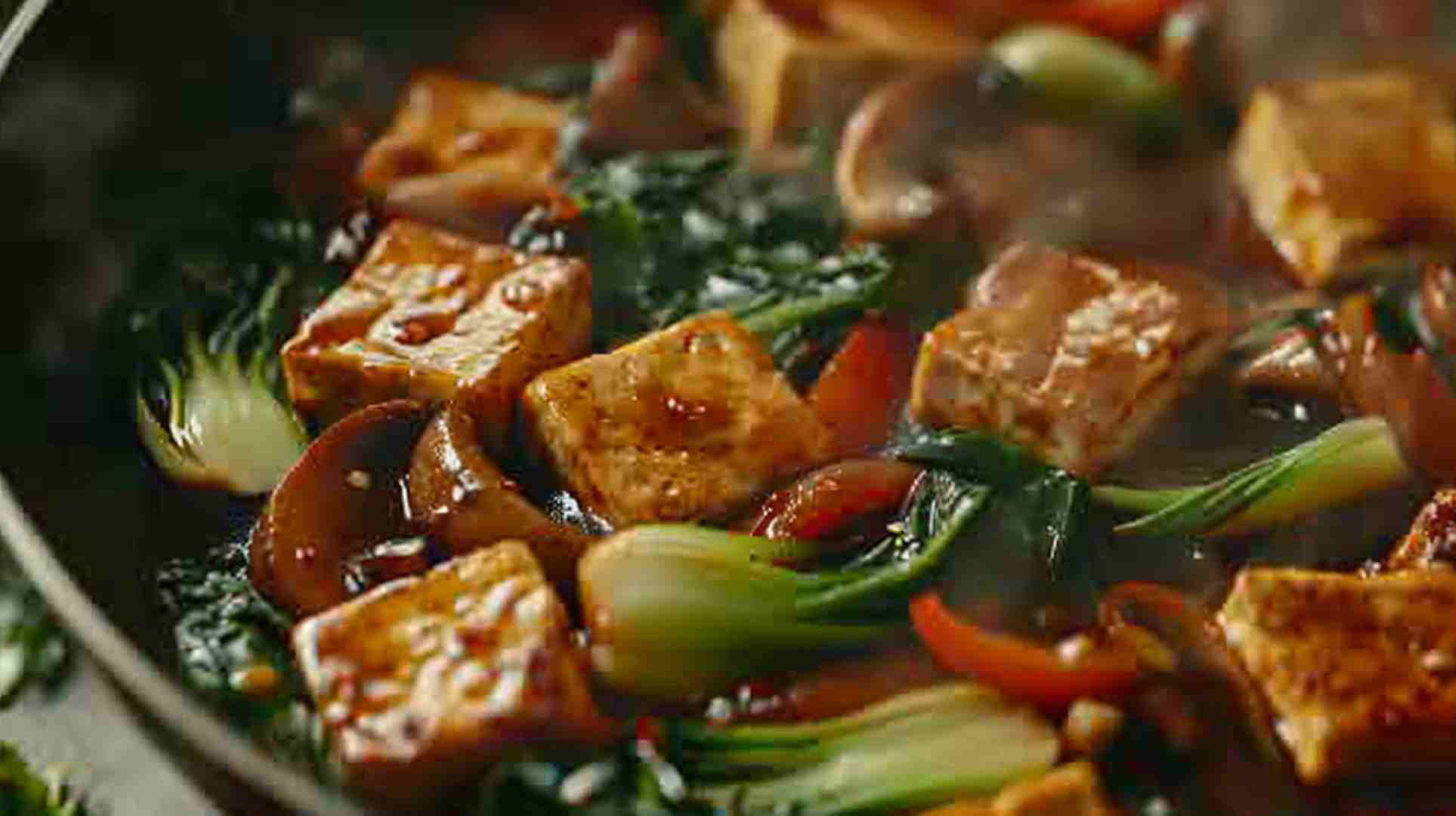 Crispy Tofu Teriyaki Stir-Fry