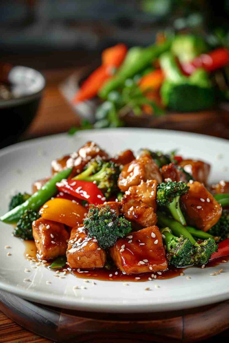 Crispy Tofu Teriyaki Stir-Fry