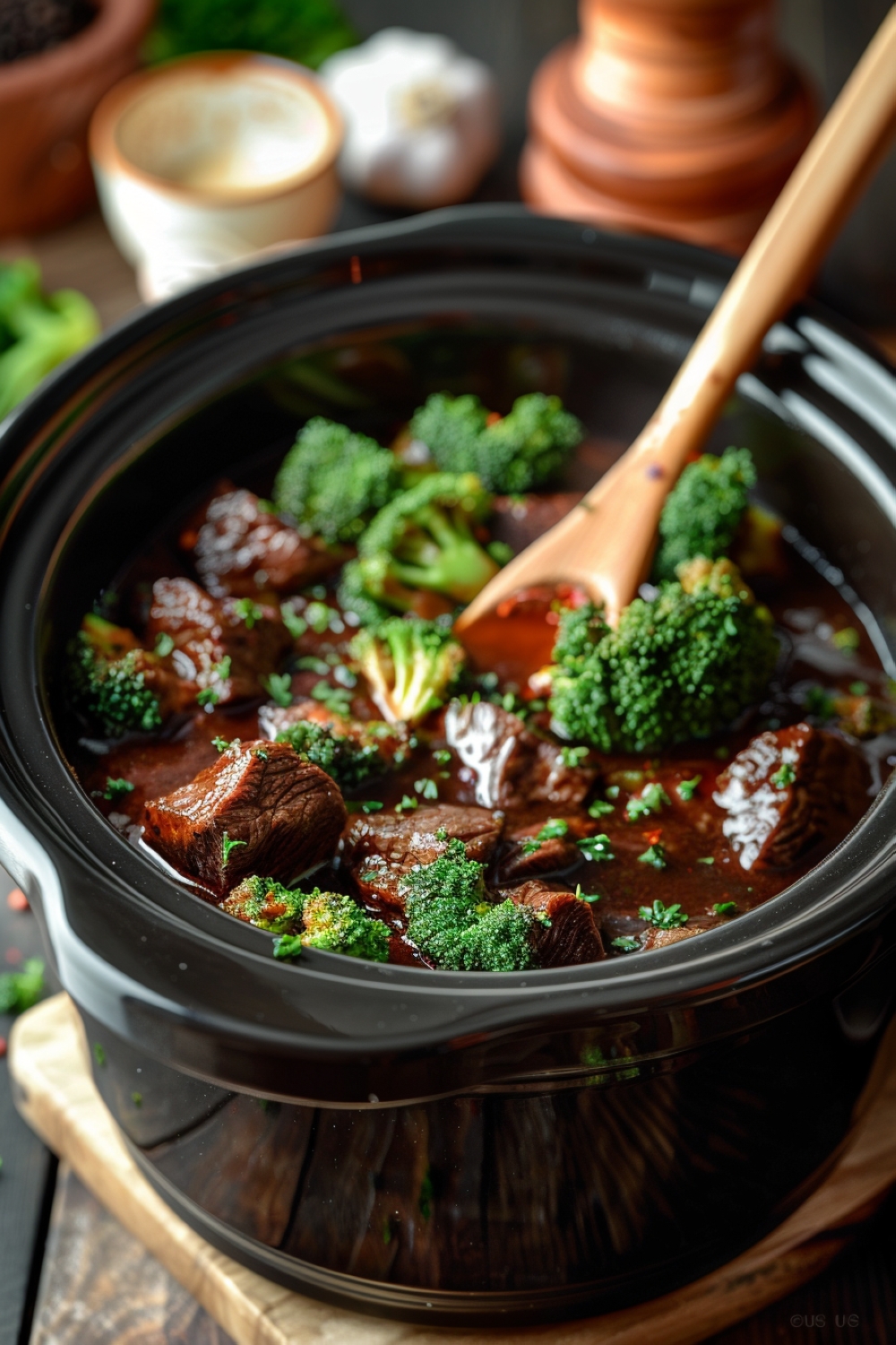 Crockpot Beef and Broccoli