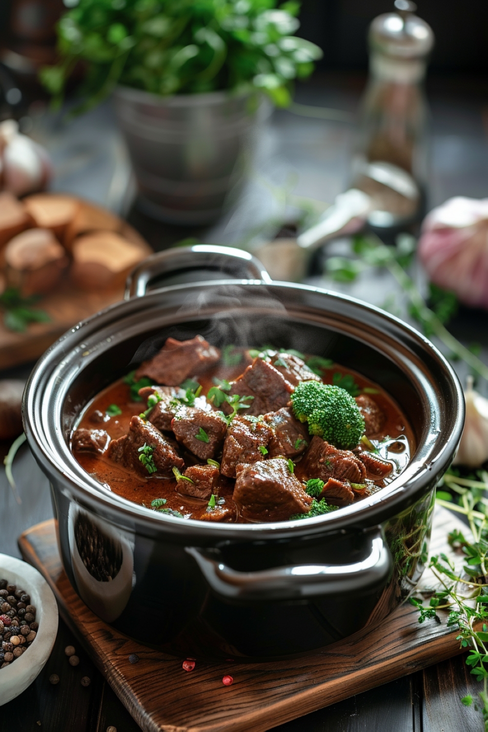 Crockpot Beef and Broccoli