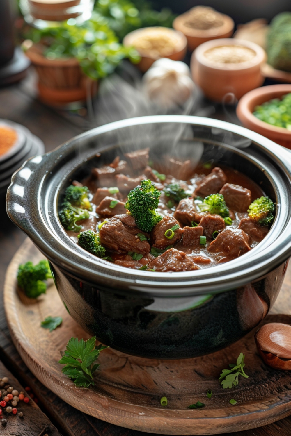 Crockpot Beef and Broccoli