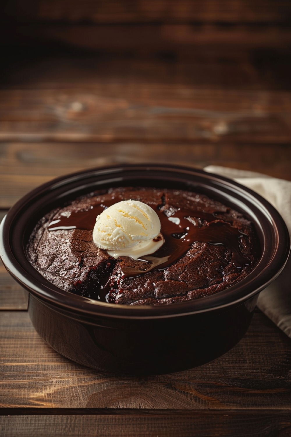 Crockpot Chocolate Lava Cake