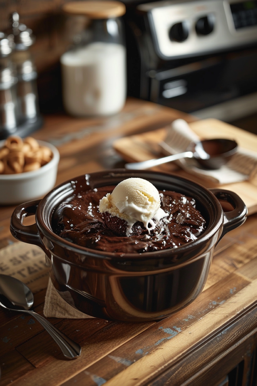 Crockpot Chocolate Lava Cake