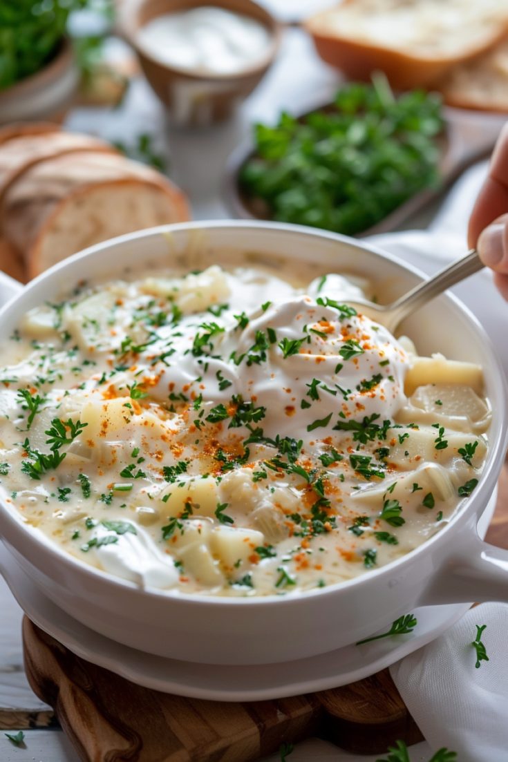 Crockpot Creamy Potato Soup